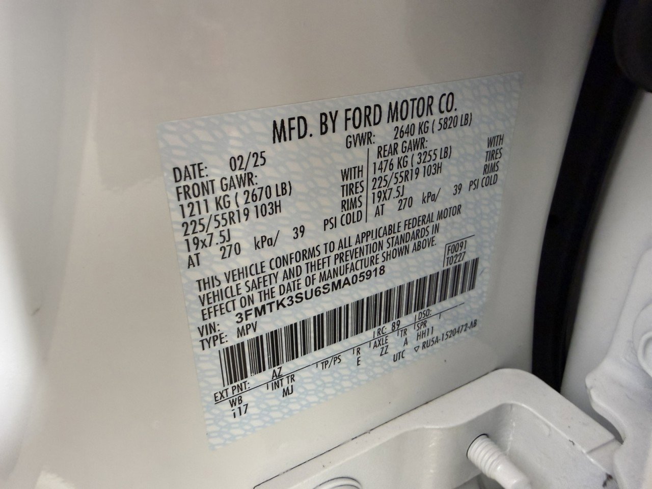 Certified 2025 Ford Mustang Mach-E Premium w/ Sport Appearance Package AWD/4WD image 24