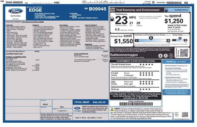 Certified 2022 Ford Edge Titanium AWD/4WD image 9