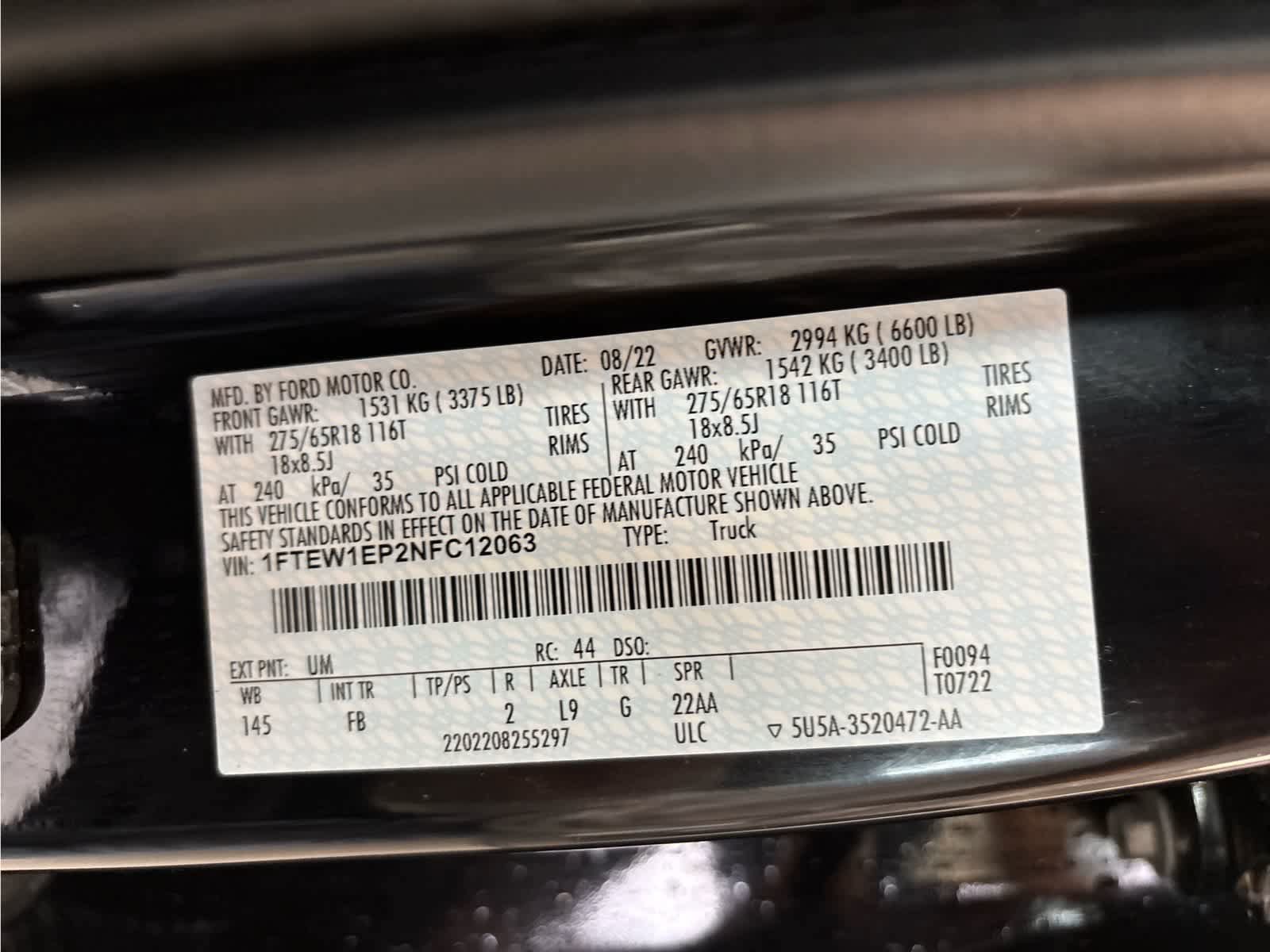 Certified 2022 Ford F150 XLT w/ Equipment Group 302A High AWD/4WD image 29
