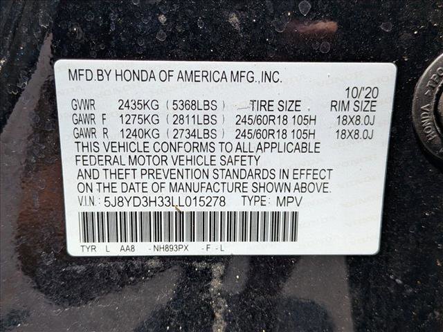 Used 2020 Acura MDX FWD image 22