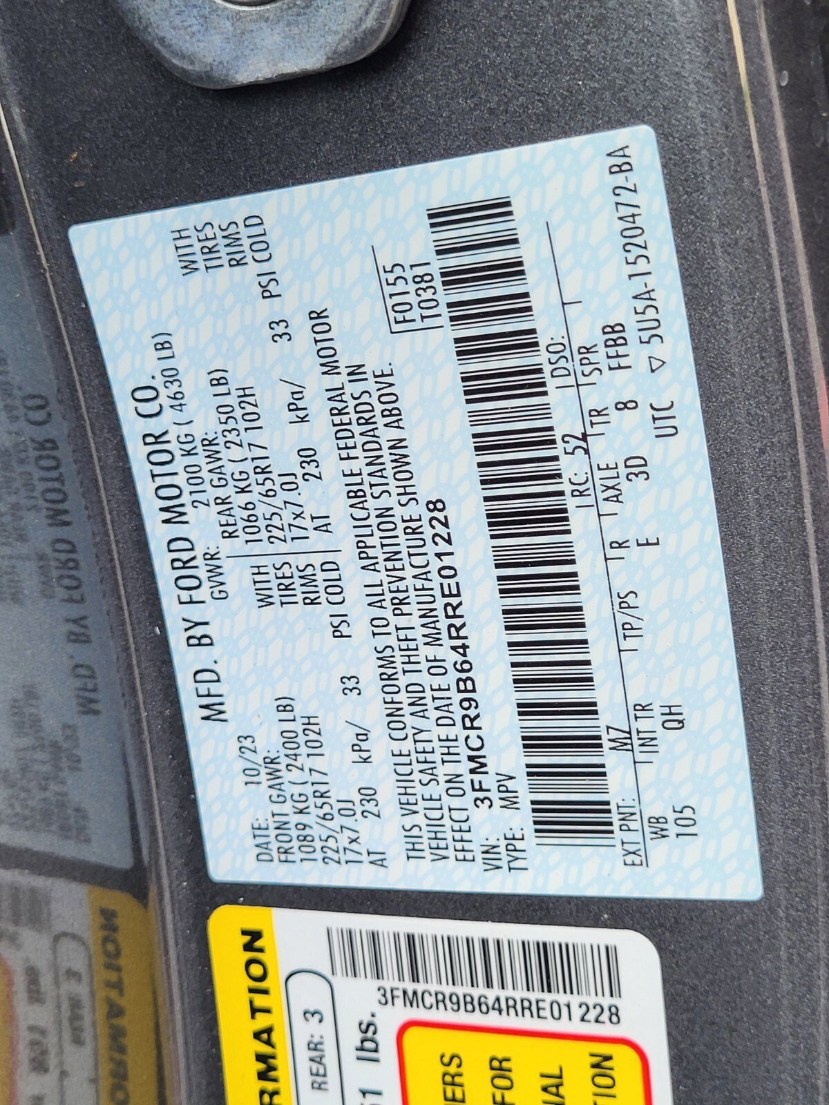 Certified 2024 Ford Bronco Sport Big Bend w/ Convenience Package image 35