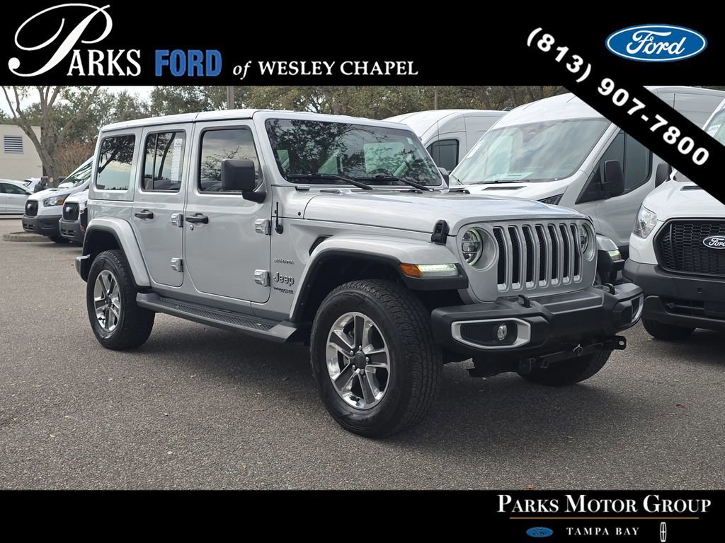 Used 2022 Jeep Wrangler Unlimited Sahara w/ LED Lighting Group