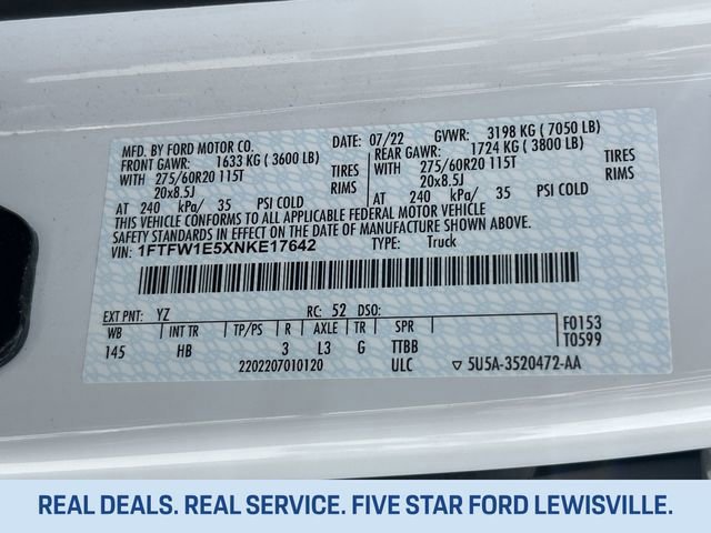 Certified 2022 Ford F150 Lariat image 34