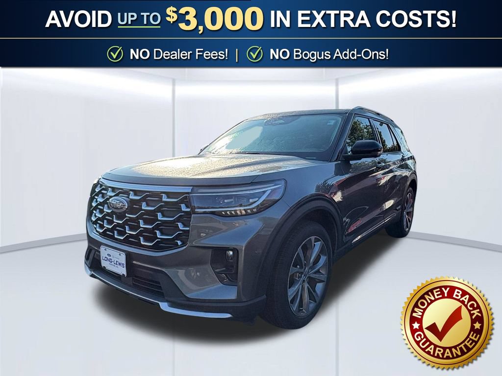 Certified 2025 Ford Explorer Platinum w/ Ultimate Package AWD/4WD image 1