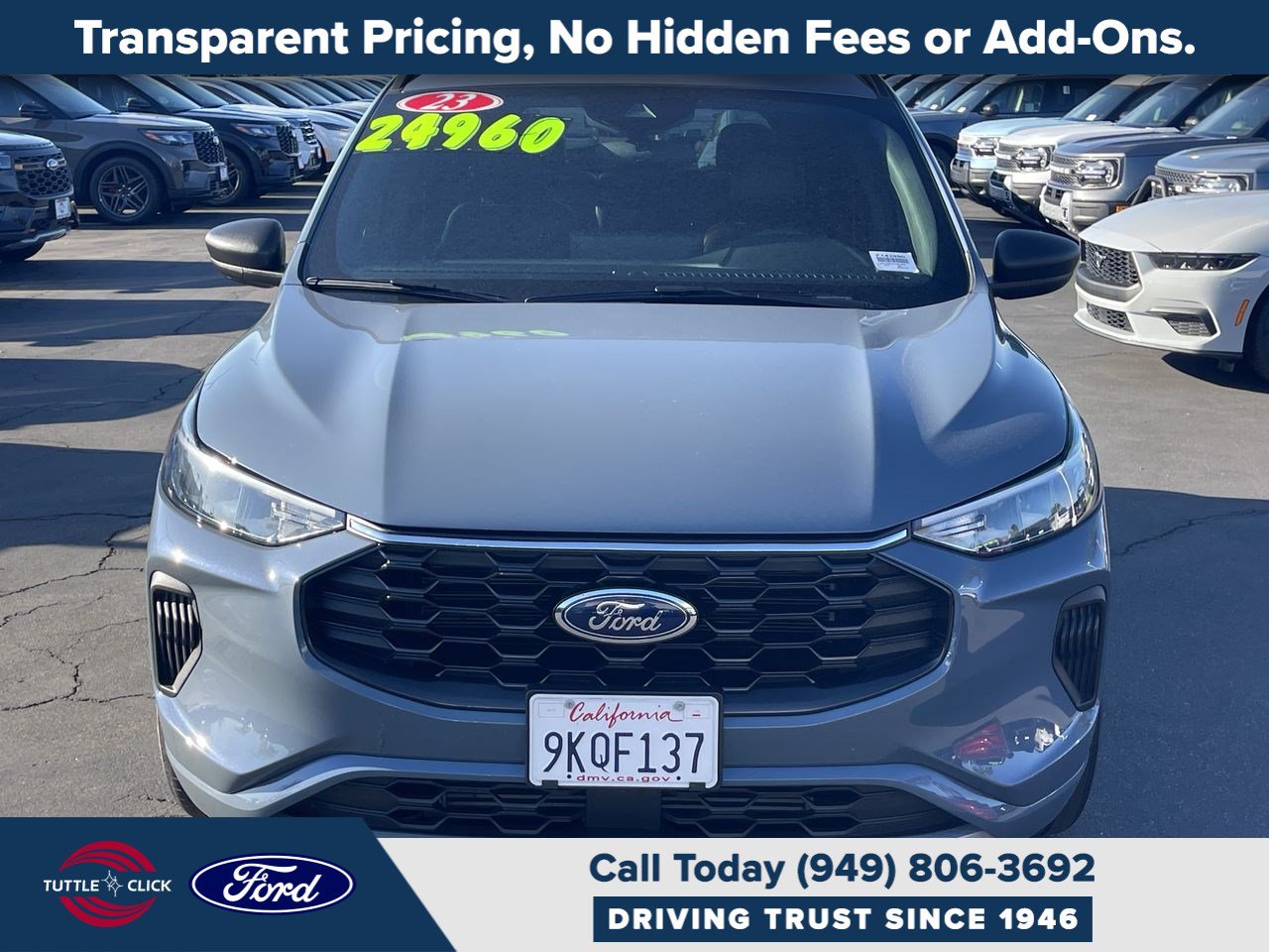 Certified 2023 Ford Escape ST-Line w/ Tech Pack #1 FWD image 2