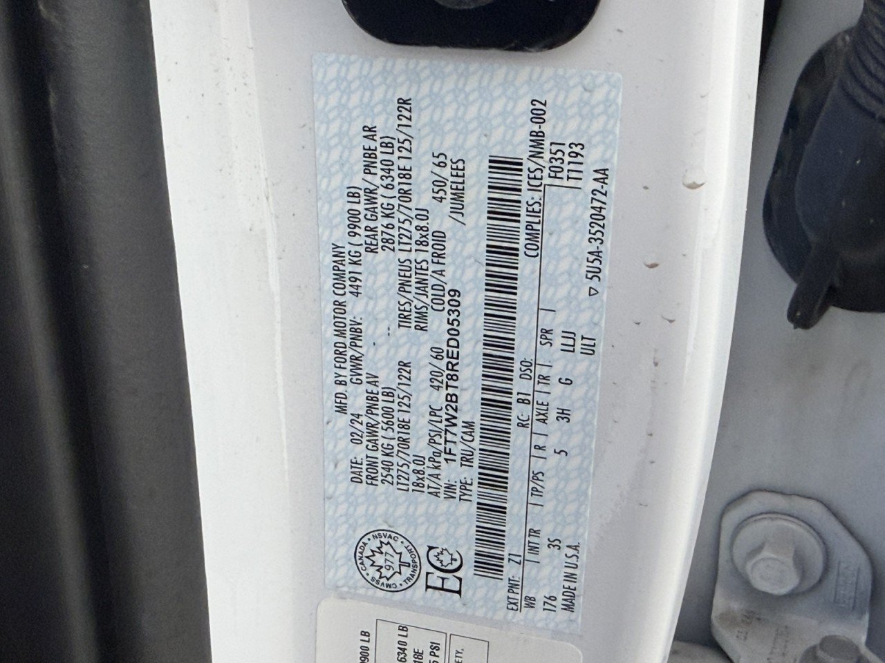 Certified 2024 Ford F250 XLT AWD/4WD image 23