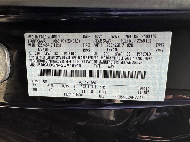 Certified 2025 Ford Escape Active w/ Cold Weather Package image 29