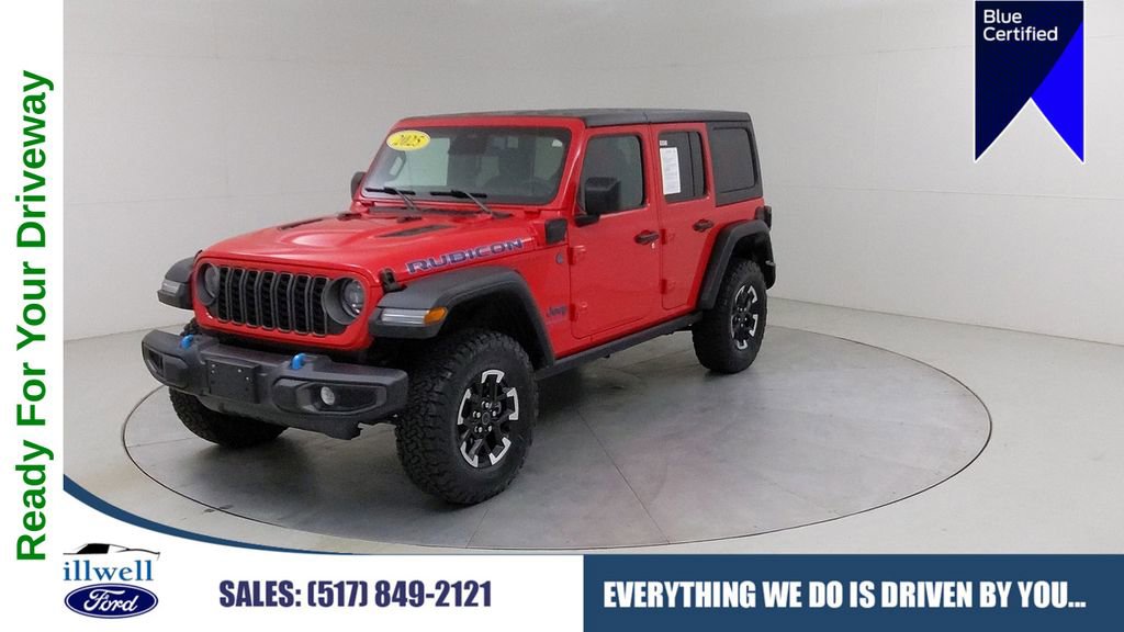 Used 2025 Jeep Wrangler Unlimited Rubicon 4xe w/ Convenience Group AWD/4WD image 1
