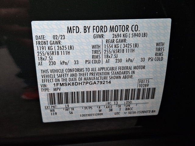Certified 2023 Ford Explorer XLT w/ Equipment Group 202A AWD/4WD image 29