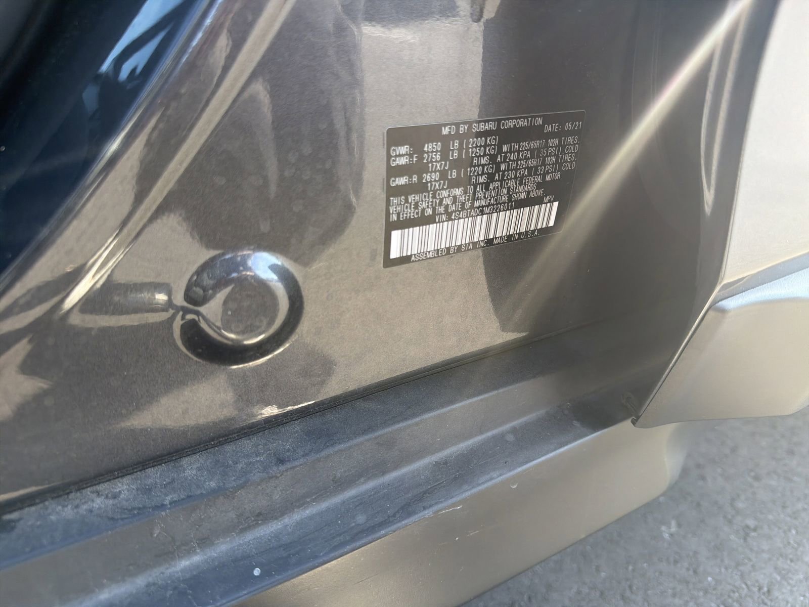 Used 2021 Subaru Outback Premium image 33