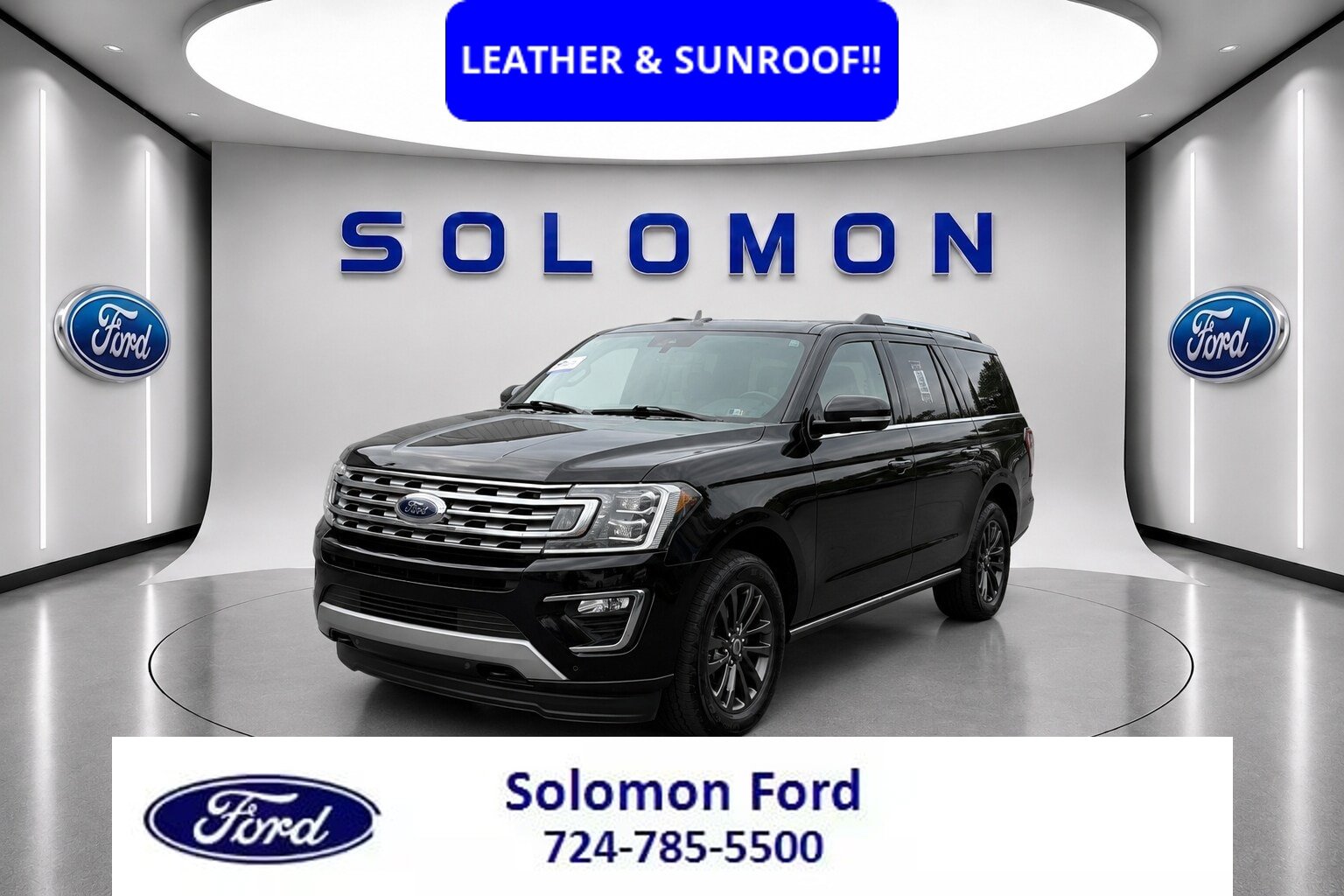 Certified 2019 Ford Expedition Max Limited w/ Driver Assistance Package