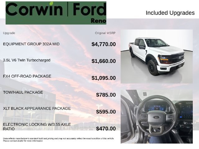 Certified 2024 Ford F150 XLT w/ Equipment Group 302A MID AWD/4WD image 3