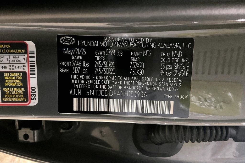 Used 2025 Hyundai Santa Cruz Limited image 30