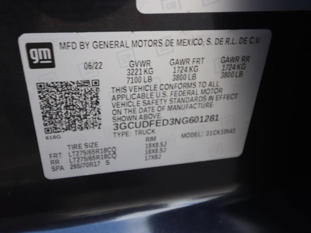 Used 2022 Chevrolet Silverado 1500 LT Trail Boss AWD/4WD image 24