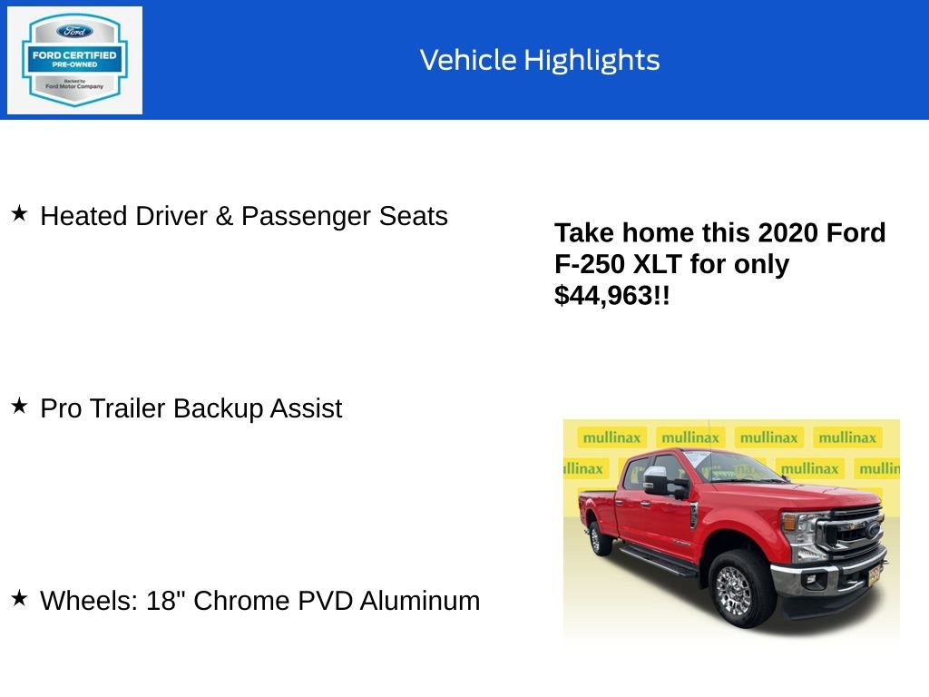 Certified 2020 Ford F250 XLT w/ XLT Premium Package image 19