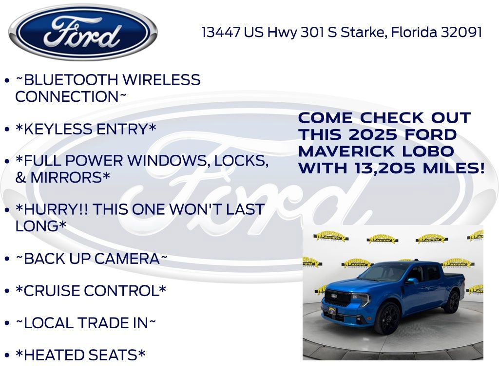 Certified 2025 Ford Maverick Lobo AWD/4WD image 12