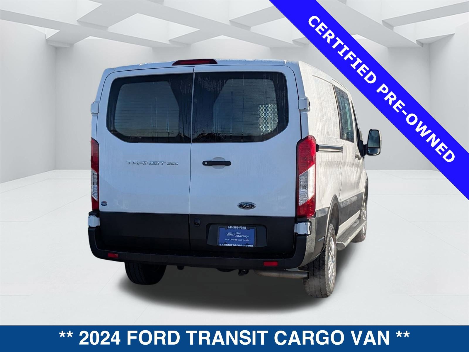 Certified 2024 Ford Transit 250 Low Roof w/ Exterior Upgrade Package RWD image 4
