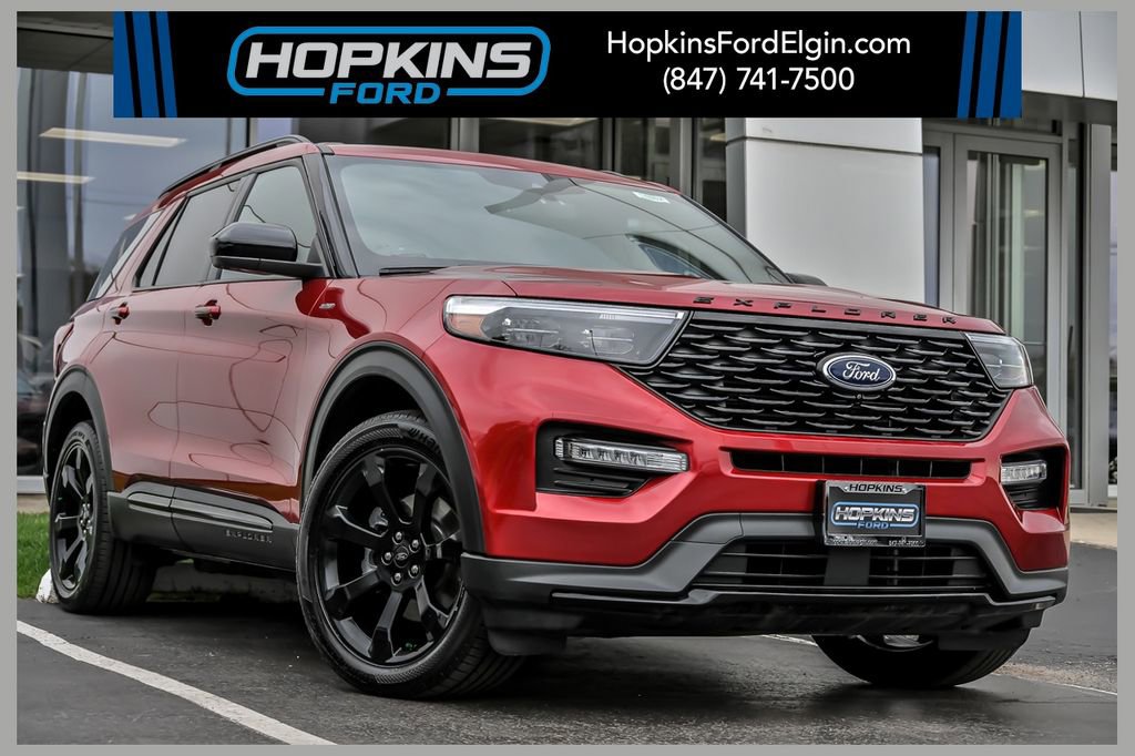 Certified 2023 Ford Explorer ST-Line w/ Class IV Trailer Tow Package