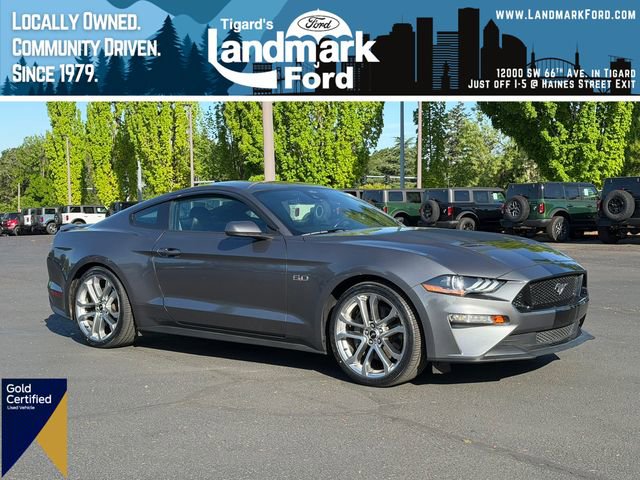 Certified 2022 Ford Mustang GT Premium w/ Ford Safe & Smart Package RWD image 1