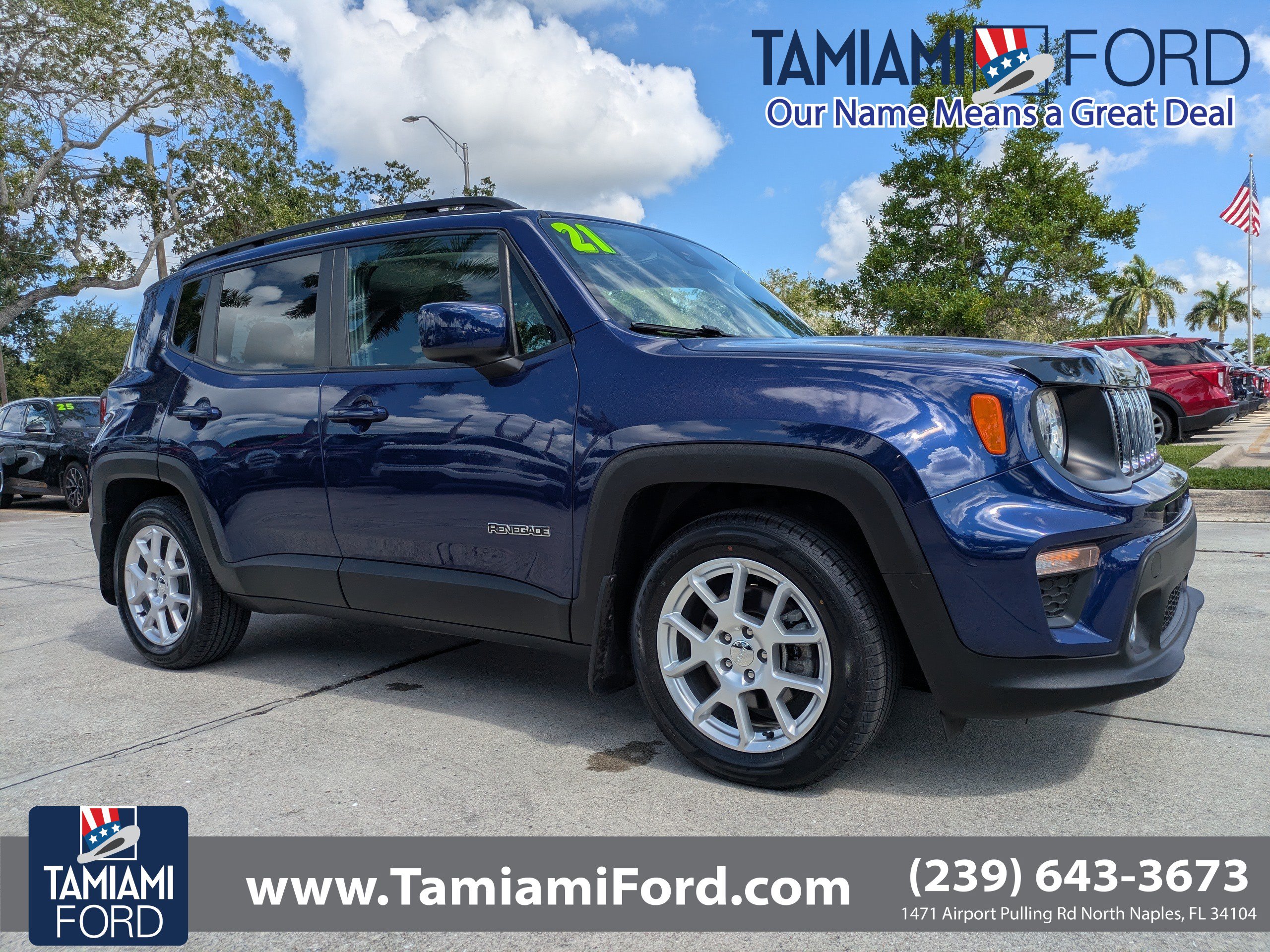 Used 2021 Jeep Renegade Latitude w/ Sun & Sound Group