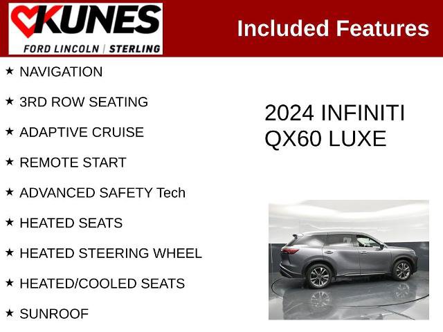 Used 2024 INFINITI QX60 Luxe AWD/4WD image 2