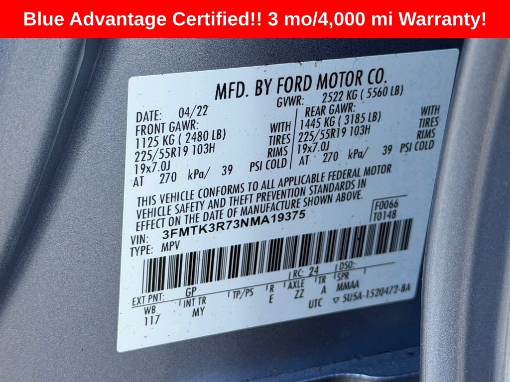 Certified 2022 Ford Mustang Mach-E Premium RWD image 31