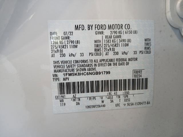 Certified 2022 Ford Explorer Platinum w/ Equipment Group 601A image 21