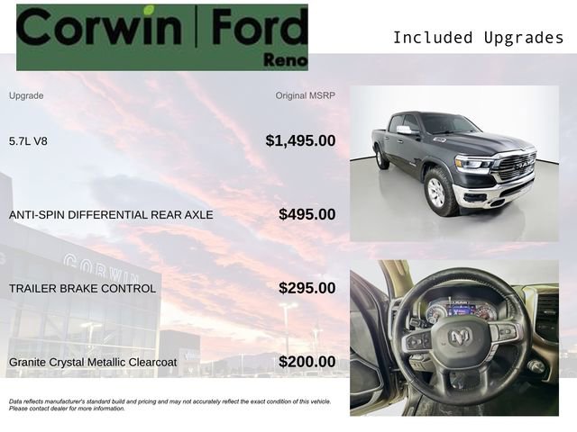 Used 2020 RAM 1500 Laramie AWD/4WD image 3