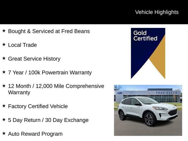 Certified 2022 Ford Escape SE w/ SE Sport Appearance Package image 9