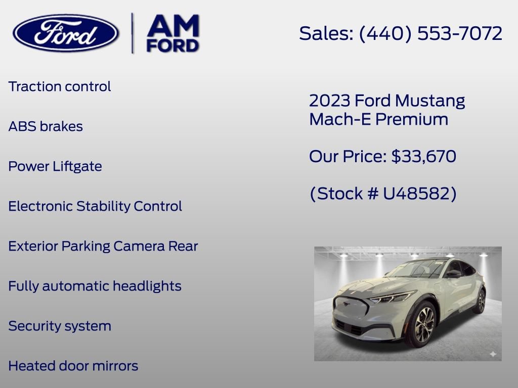 Certified 2023 Ford Mustang Mach-E Premium AWD/4WD image 13