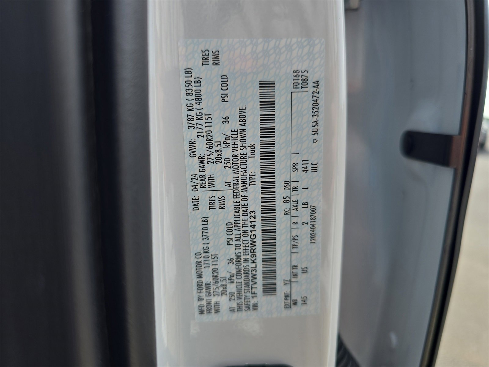 Certified 2024 Ford F150 Lightning XLT w/ Max Trailer Tow Package image 29