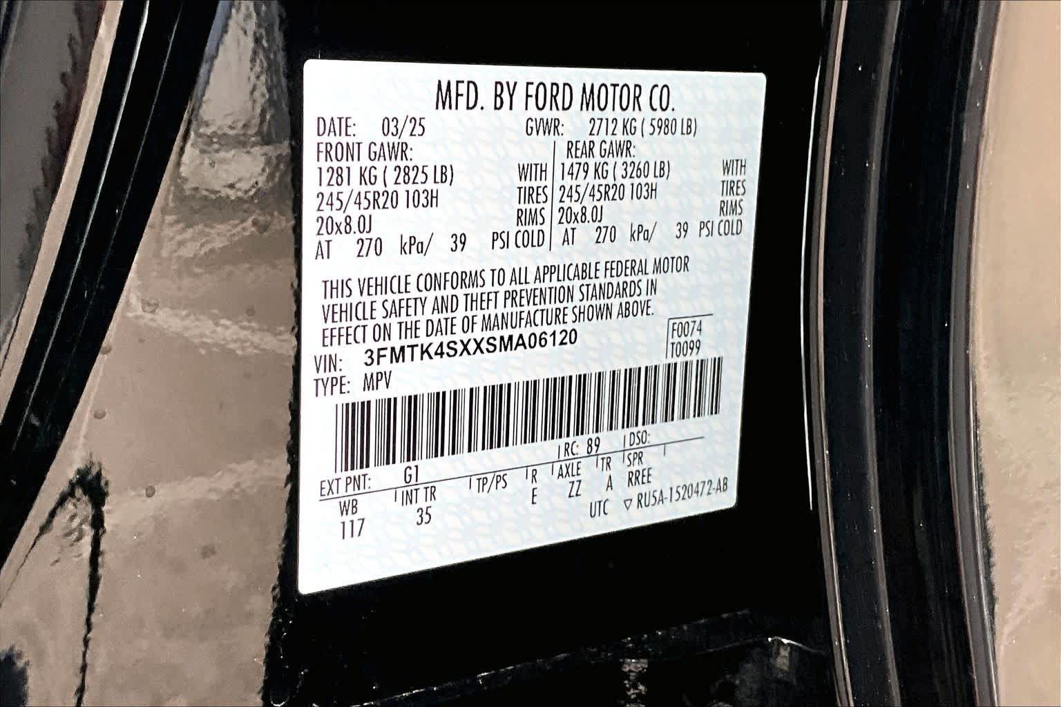 Certified 2025 Ford Mustang Mach-E GT AWD/4WD image 33