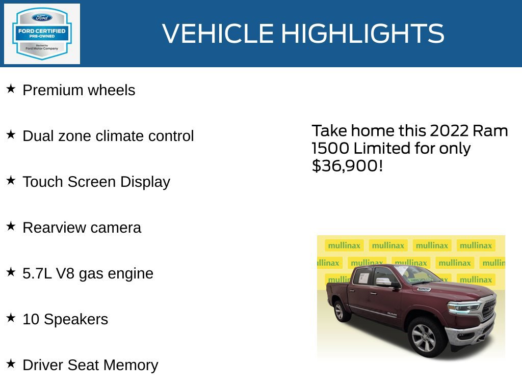 Used 2022 RAM 1500 Limited RWD image 23