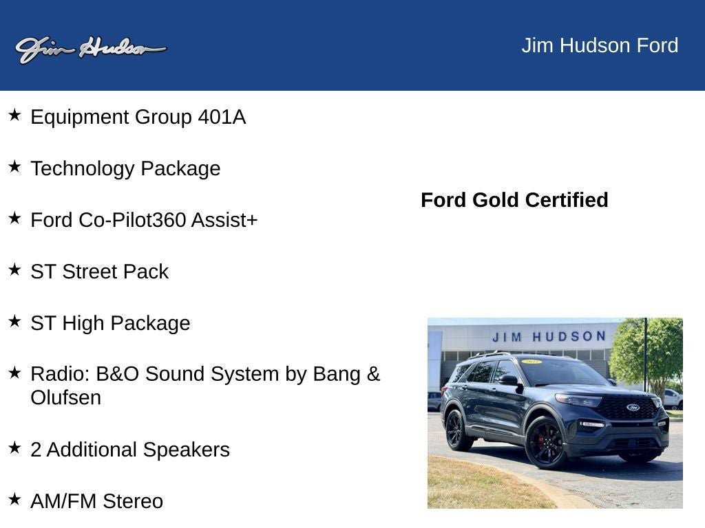 Certified 2022 Ford Explorer ST w/ Equipment Group 401A AWD/4WD image 12