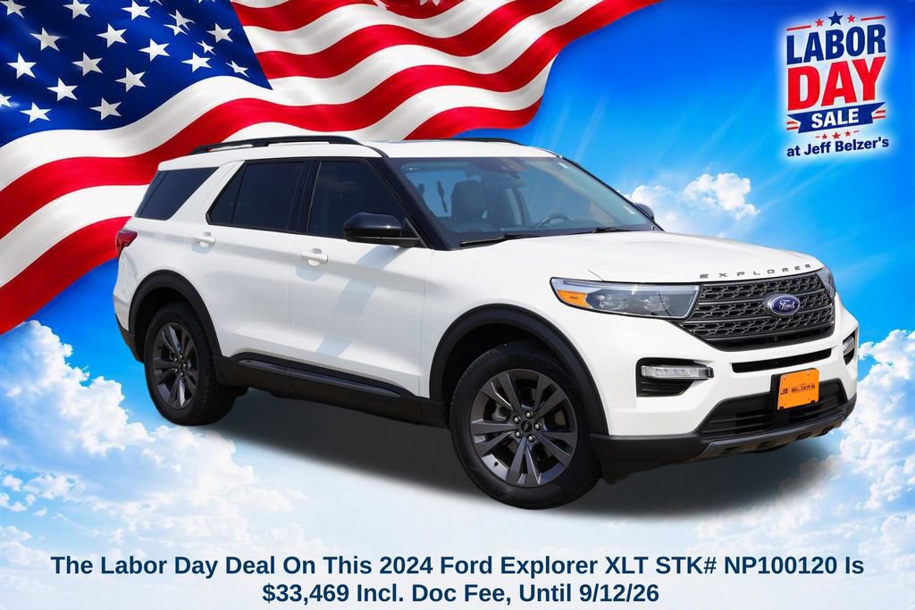 Certified 2024 Ford Explorer XLT w/ Equipment Group 202A