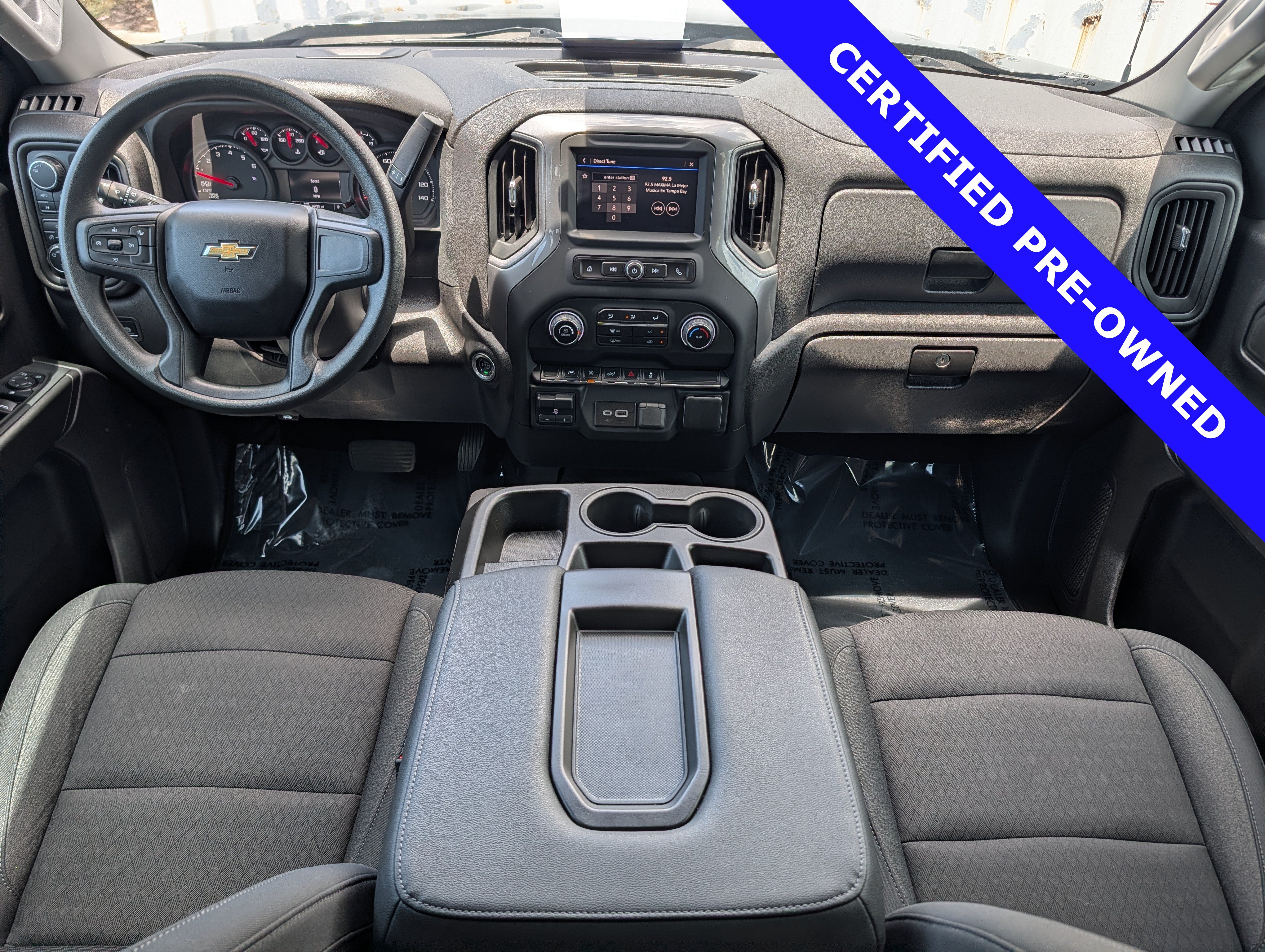 Used 2024 Chevrolet Silverado 1500 Custom w/ Turbomax Blackout Package AWD/4WD image 16