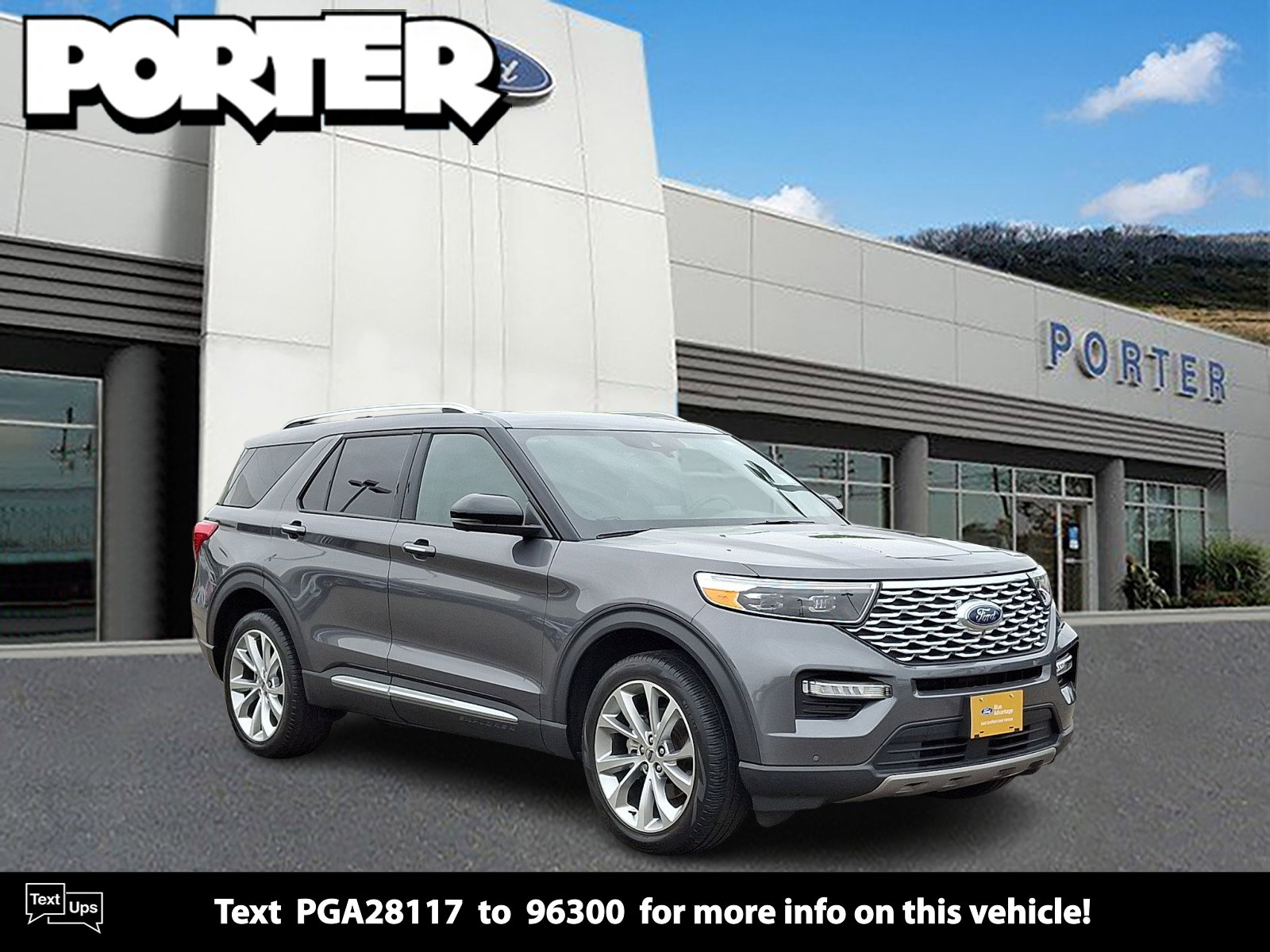 Certified 2023 Ford Explorer Platinum w/ Technology Package AWD/4WD image 1