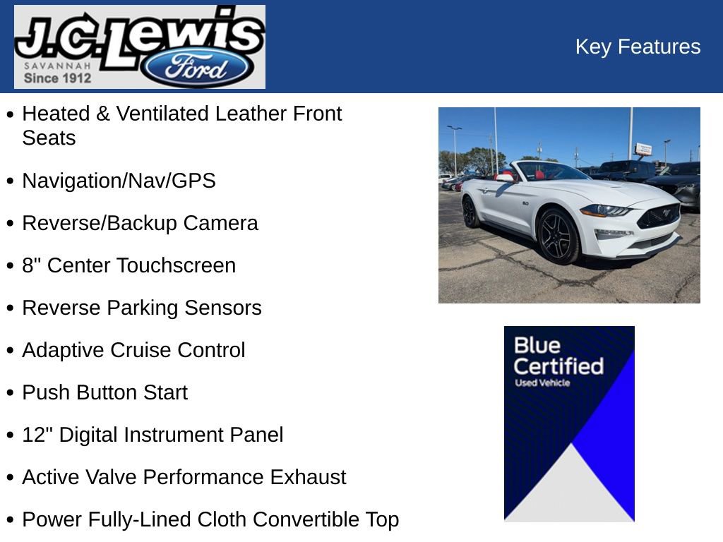 Certified 2023 Ford Mustang GT Premium w/ Equipment Group 401A image 30