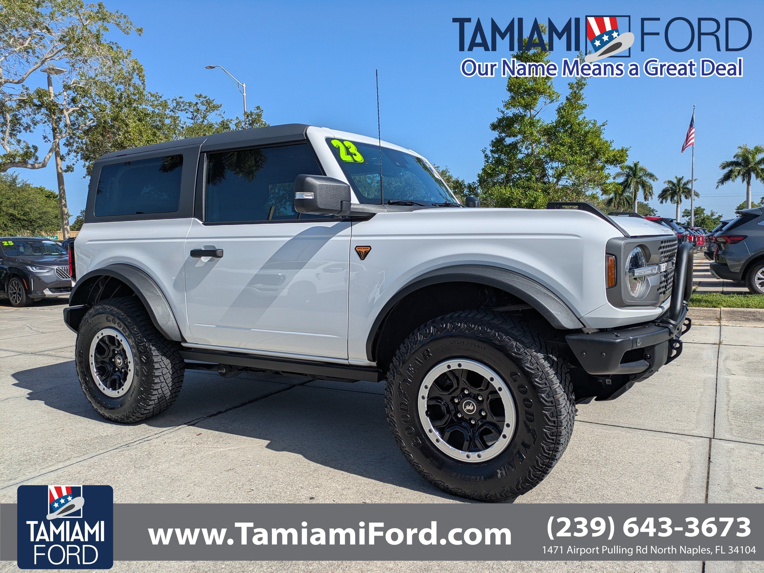 Certified 2023 Ford Bronco Badlands w/ Sasquatch Package AWD/4WD image 1