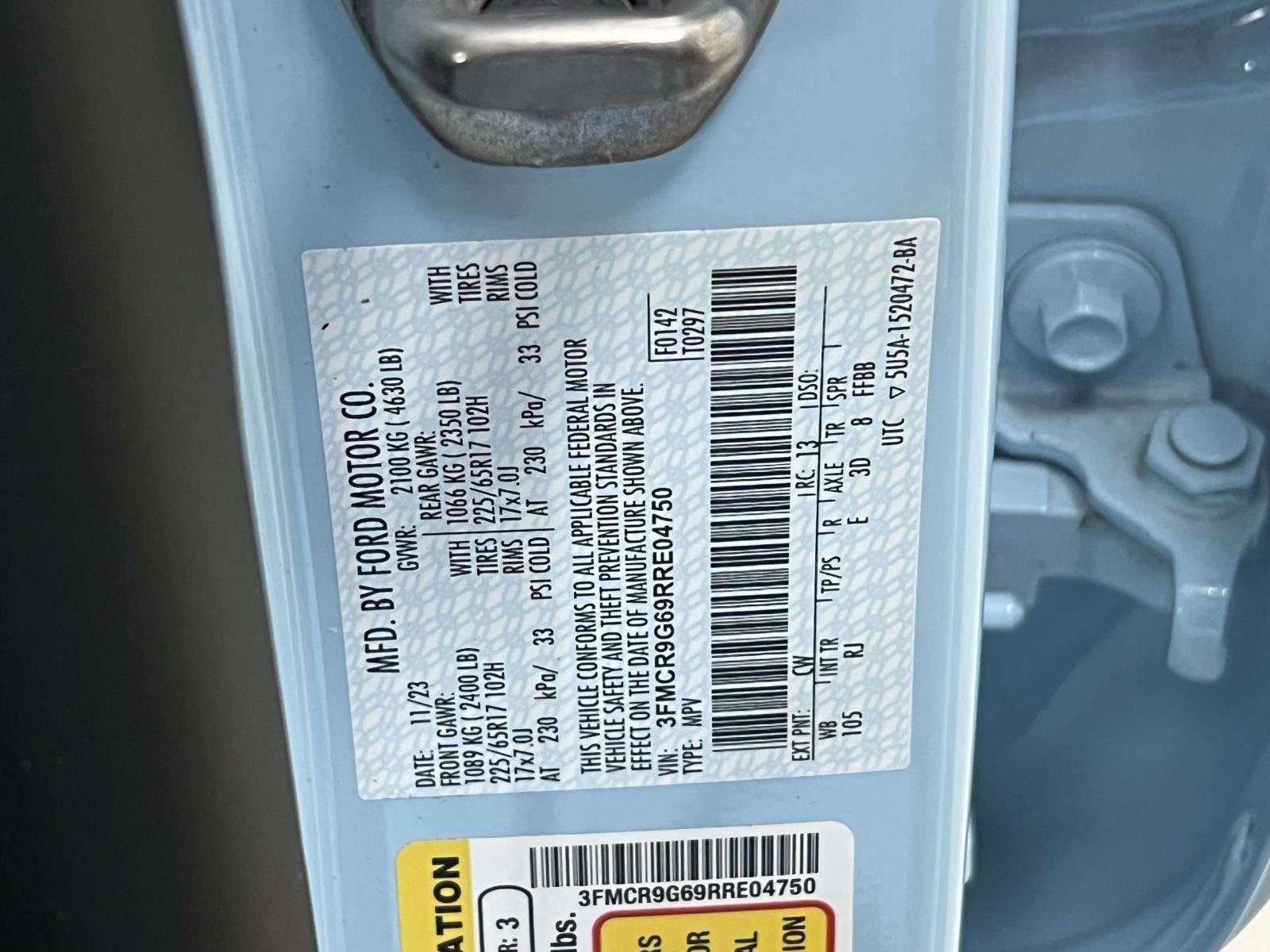 Certified 2024 Ford Bronco Sport Heritage w/ Heritage Convenience Package image 19