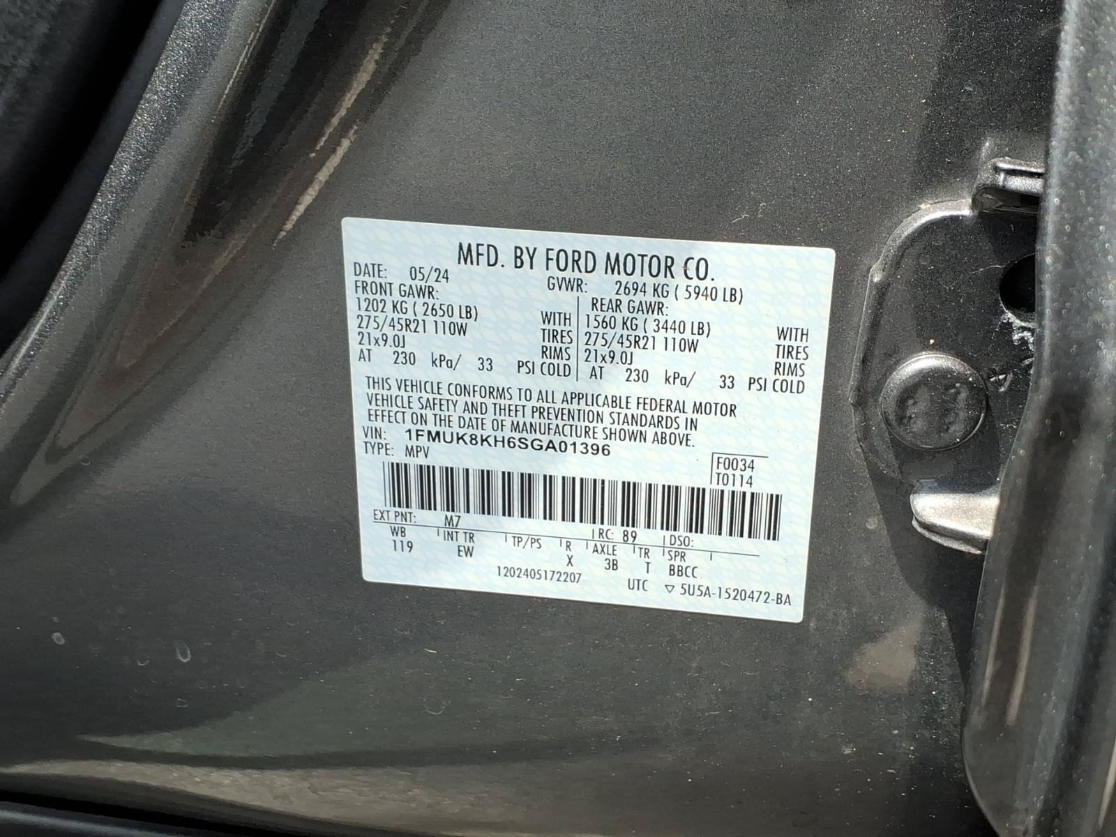 Certified 2025 Ford Explorer ST-Line w/ ST-Line Street Pack AWD/4WD image 31