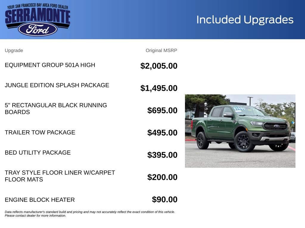 Certified 2023 Ford Ranger Lariat w/ Equipment Group 501A High AWD/4WD image 27