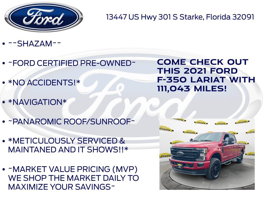 Certified 2021 Ford F350 Lariat AWD/4WD image 6