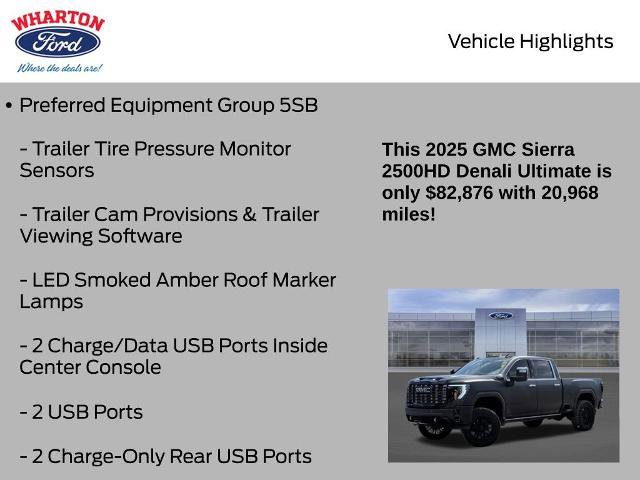 Used 2025 GMC Sierra 2500 Denali Ultimate AWD/4WD image 26