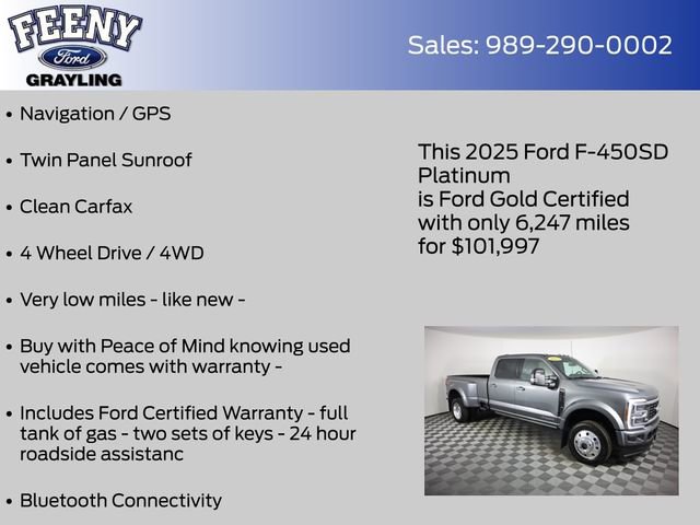Certified 2025 Ford F450 Platinum w/ FX4 Off-Road Package image 5