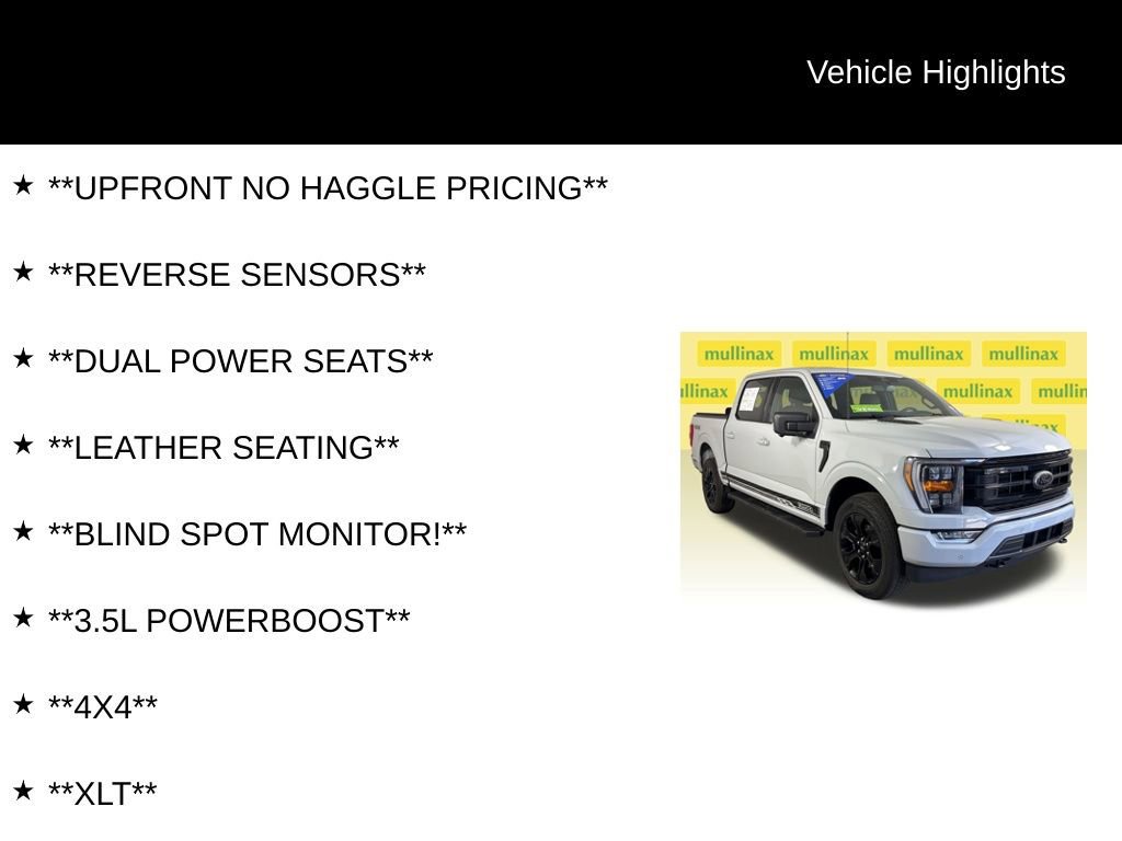 Certified 2023 Ford F150 XLT w/ Equipment Group 302A High image 15