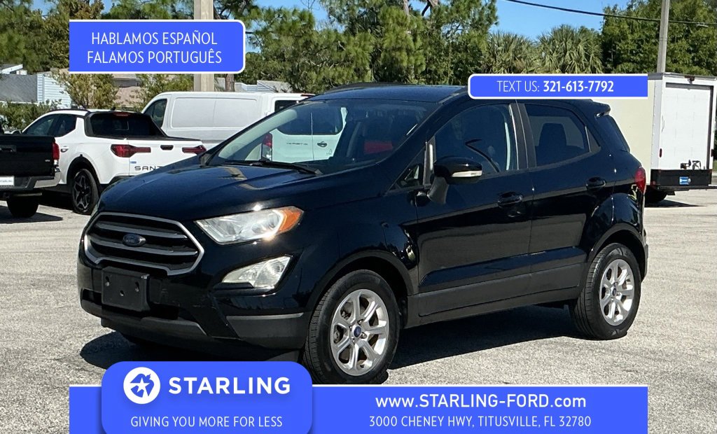 Certified 2020 Ford EcoSport SE w/ SE Convenience Package
