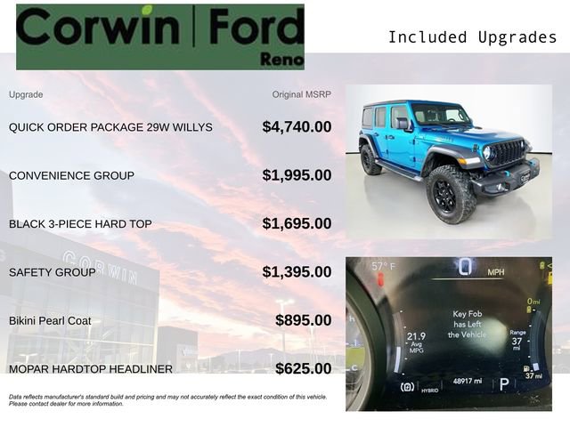 Used 2024 Jeep Wrangler Unlimited AWD/4WD image 3