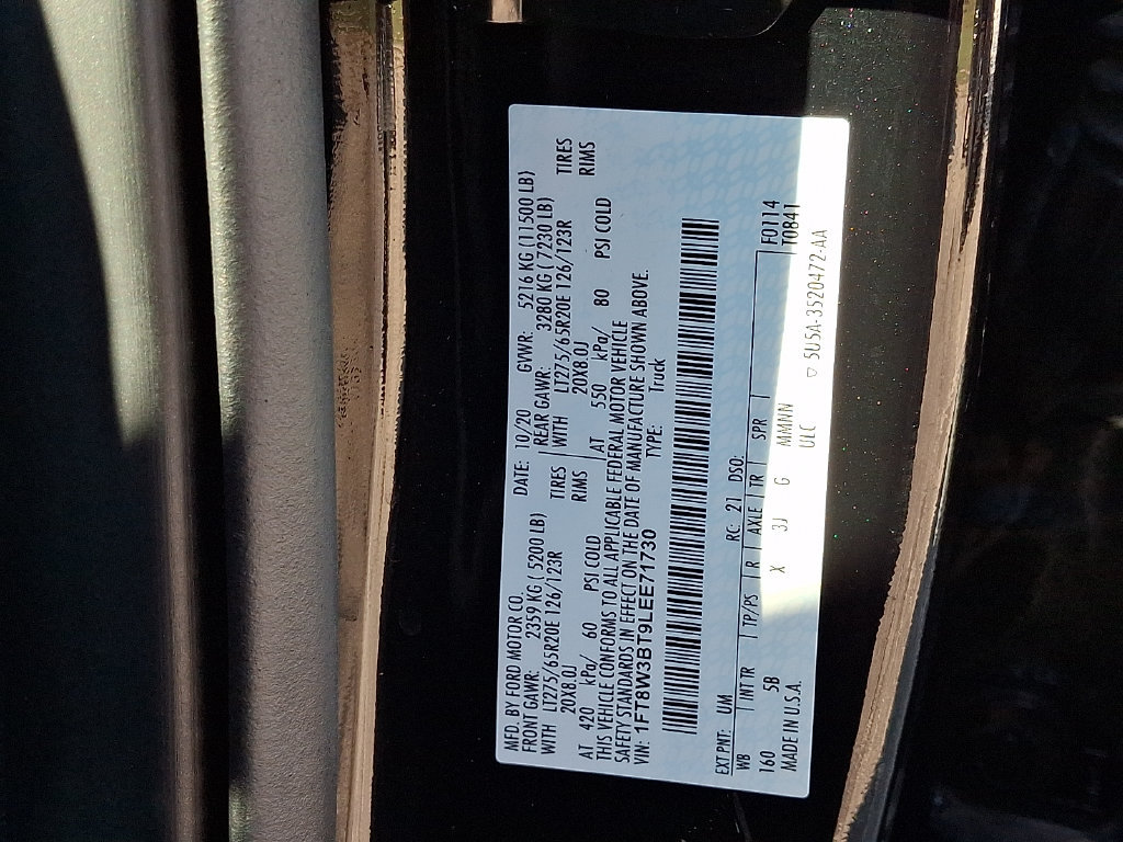Certified 2020 Ford F350 Lariat AWD/4WD image 28