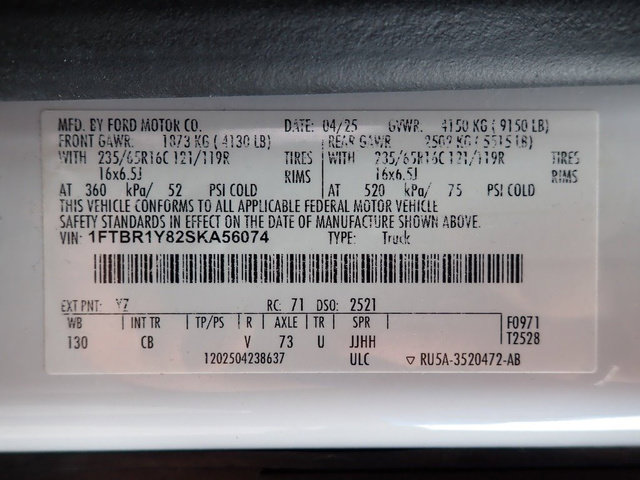Certified 2025 Ford Transit 250 Low Roof w/ Exterior Upgrade Package RWD image 22